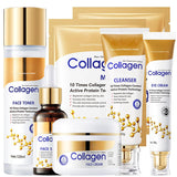 Set de Cuidado de la Piel con Colágeno, 6 Piezas Sets de Cuidado Fa...