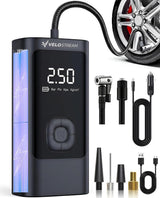 Velostream Compresor de aire portátil para inflador de neumáticos,...