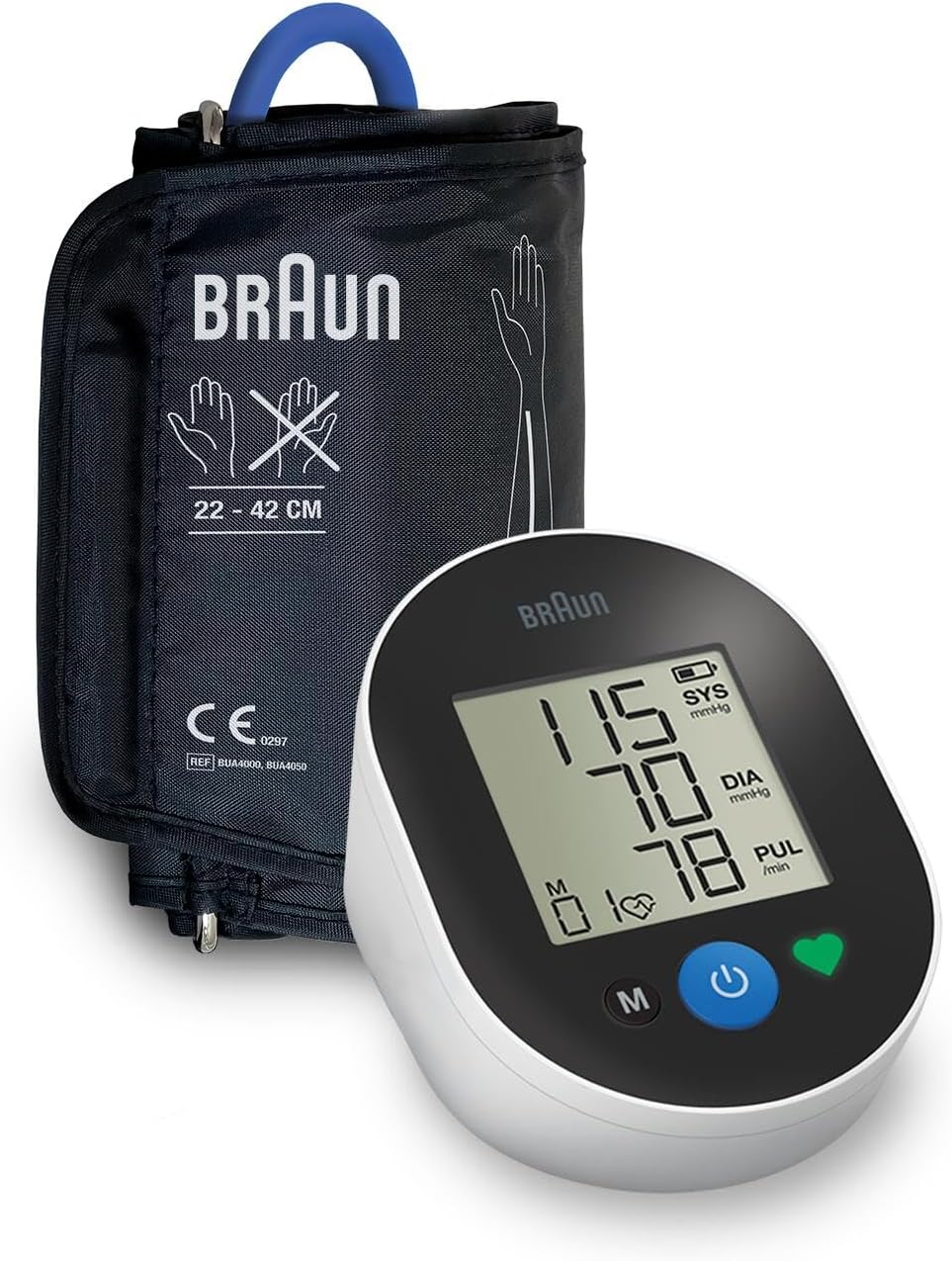 Braun ExactFit 2 - Monitor de presión arterial para la parte superior del