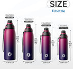 FJbottle Botella de agua aislada de acero inoxidable de 20 onzas sin tapa