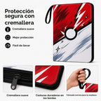 Kidnobia Carpeta para Cartas Coleccionables de 9 Bolsillos con Caja de Regalo con Cremallera