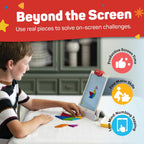 Osmo Genius Kit, Ages 6-10, 7 STEM Learning Games, Spelling & Math, iPad