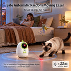 Fuufome Juguetes interactivos para gatos de interior: juguete automático
