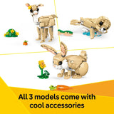 LEGO Creator 3 en 1 lindo conejito de juguete Juego de