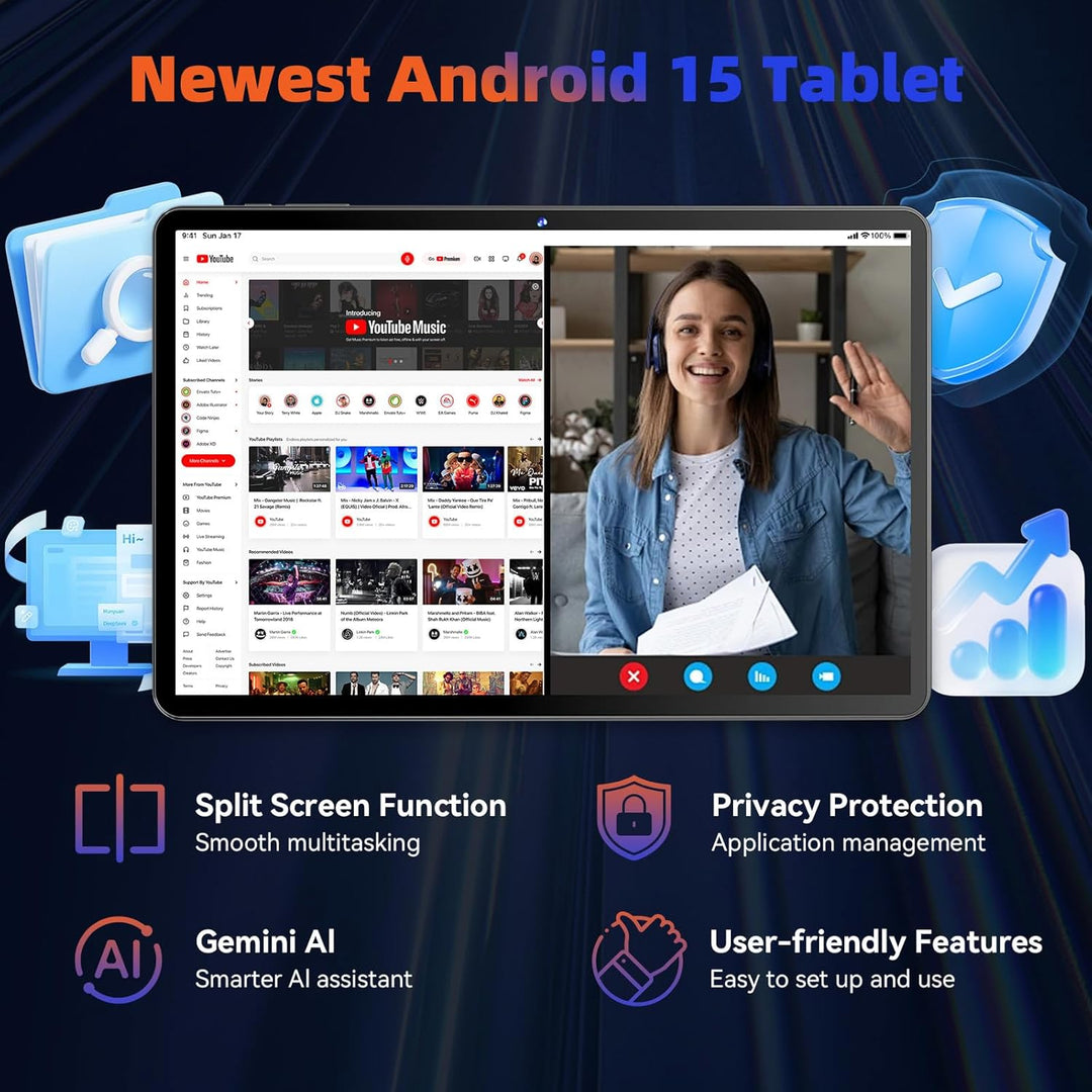 COTGOD Tablet, Tablet Android de 10.1 Pulgadas con Procesador Octa-...