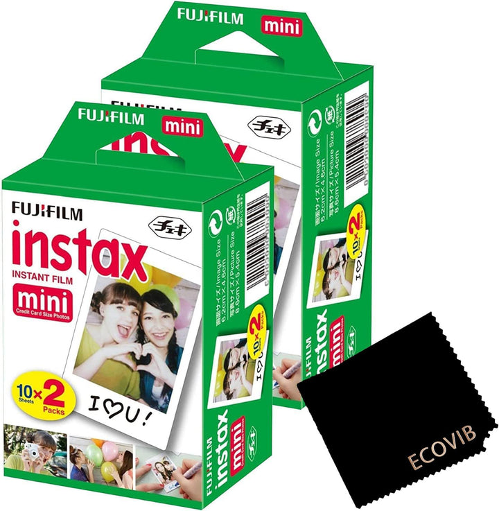Fujifilm Mini película instantánea, 2 x 10 brotes, 40 exposiciones...