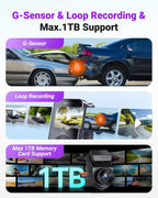 Vantrue S1 Pro Max 4K+2.5K Dash Cam, Dual STARVIS 2 Delantero y Trasero