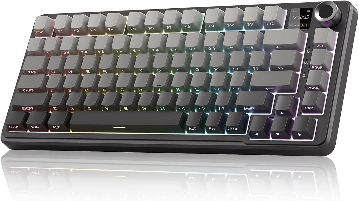 RedThunder Teclado mecánico inalámbrico K75 Pro para juegos, pantal...