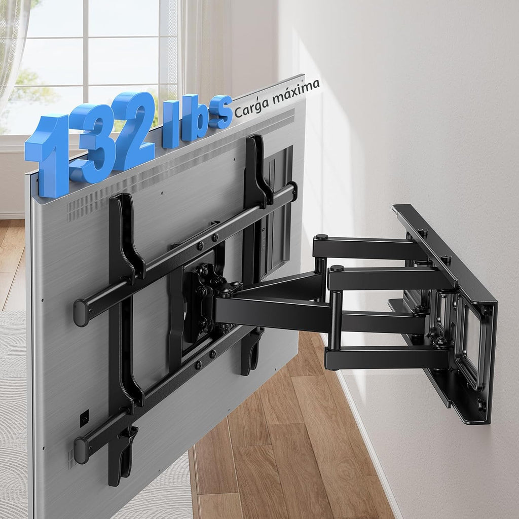 Pipishell Soporte de pared para TV de movimiento completo para la mayoría