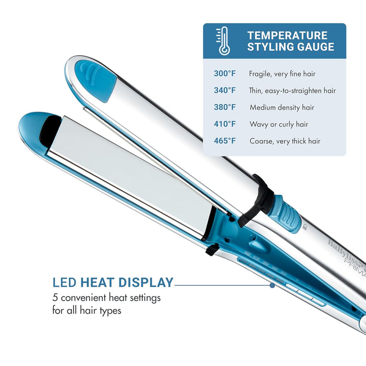 BaBylissPRO Nano Titanium Prima Ionic Hair Straightener \u2013 Prof...