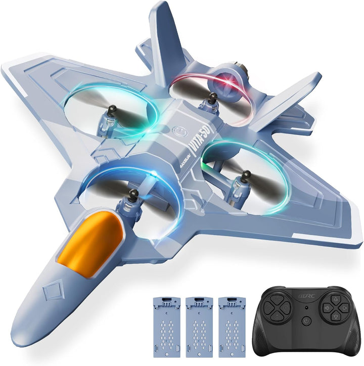 Tubokoro Aviones RC con 3 baterías para niños y adultos, control re...
