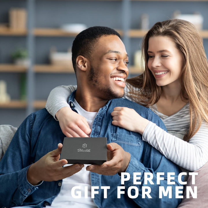 Zitahli - Billeteras con clip de dinero para hombres, billetera del...