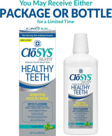 CloSYS Enjuague bucal anticáries con flúor para dientes saludables,...