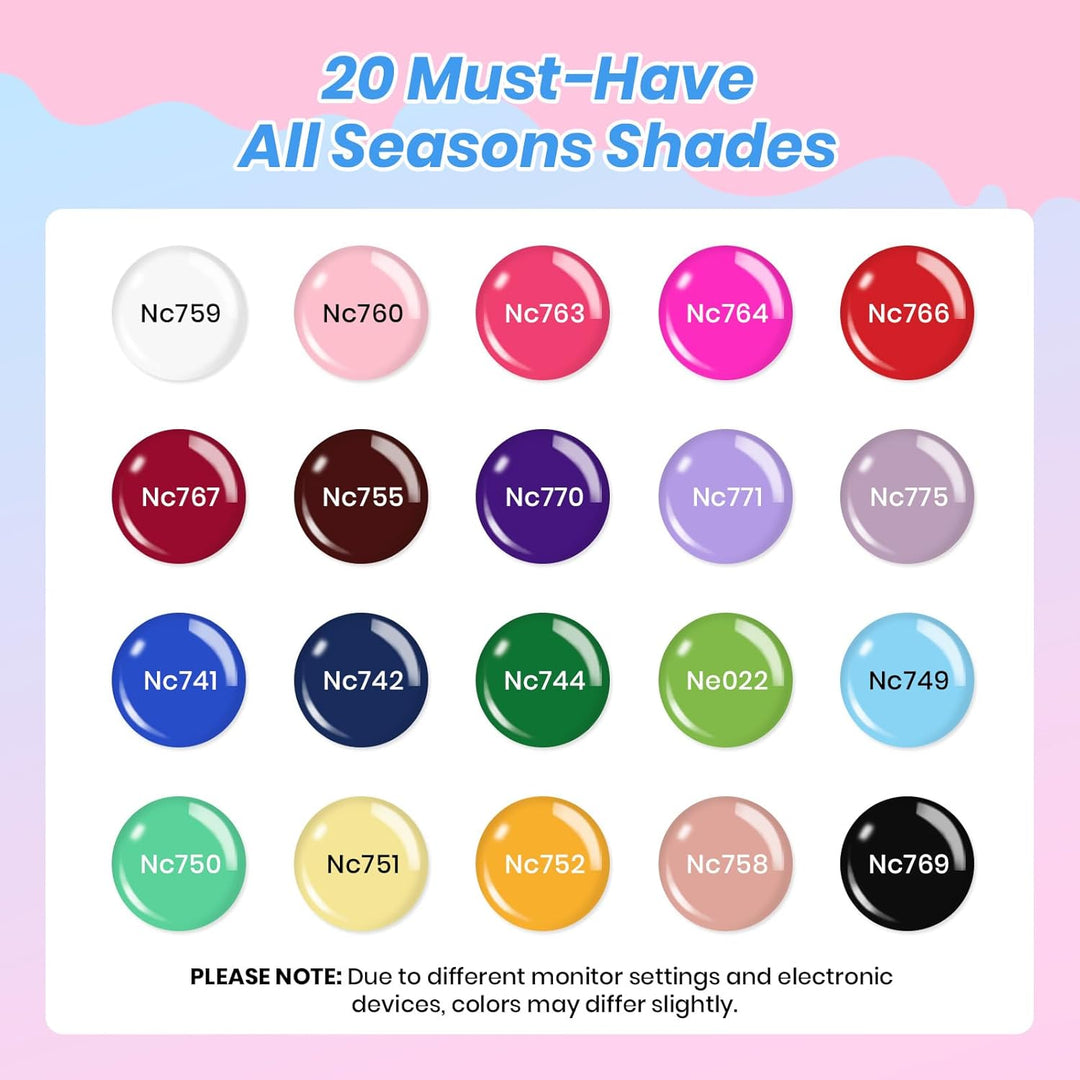 Beetles Deal Box - Kit de esmalte de uñas de gel con luz UV \u2013...