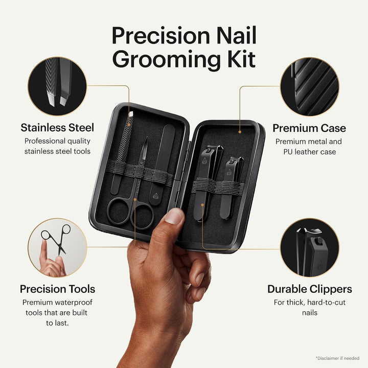 MANSCAPED® Shears 3.0, Kit de viaje de 5 piezas de precisión para e...