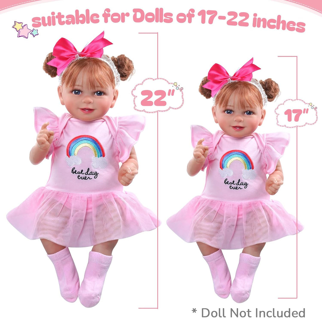 BABESIDE Accesorios de muñeca Reborn para muñecas de 17 a 22 pulgad...