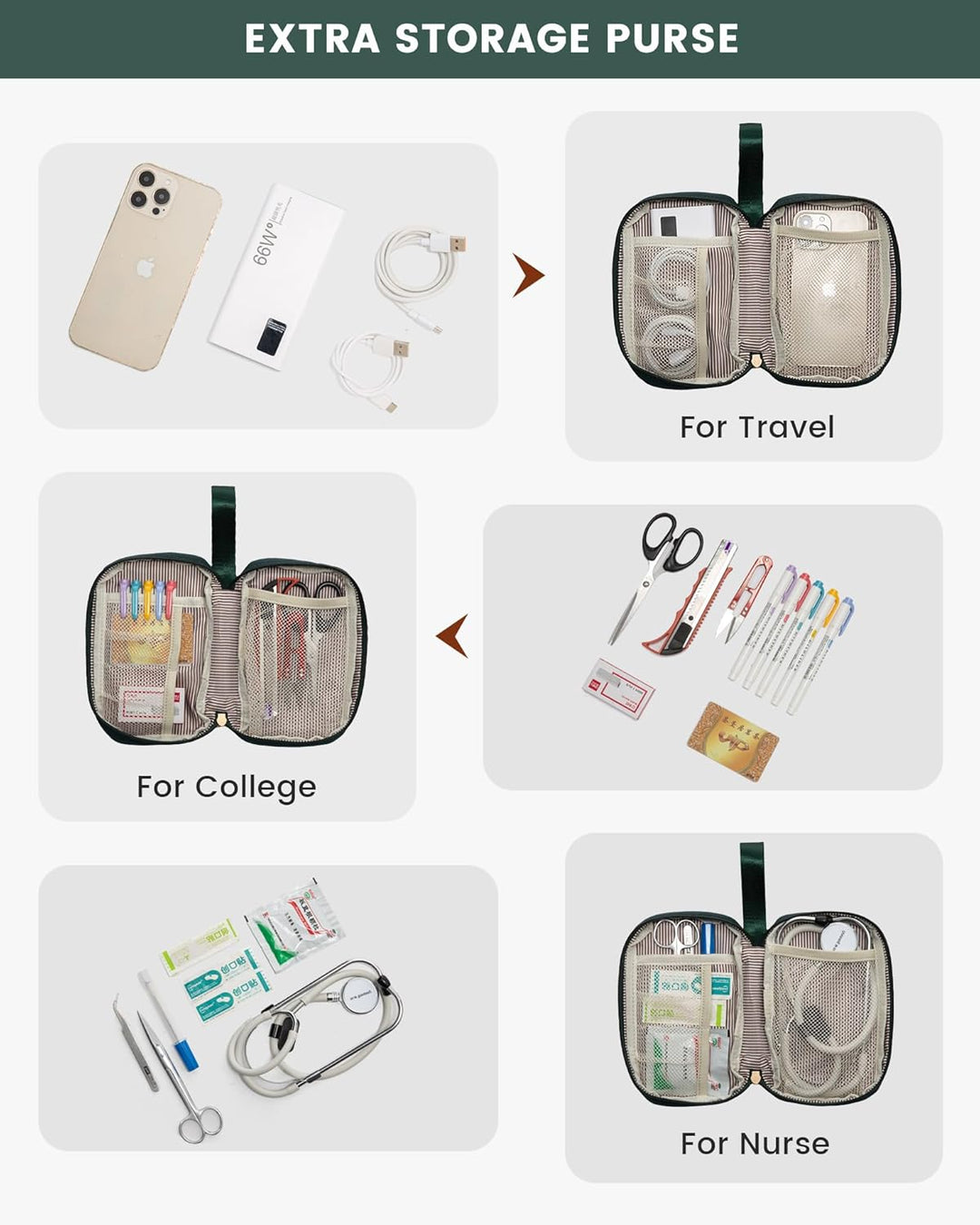 LOVEVOOK Mochila para laptop para mujer, mochila de trabajo convert...