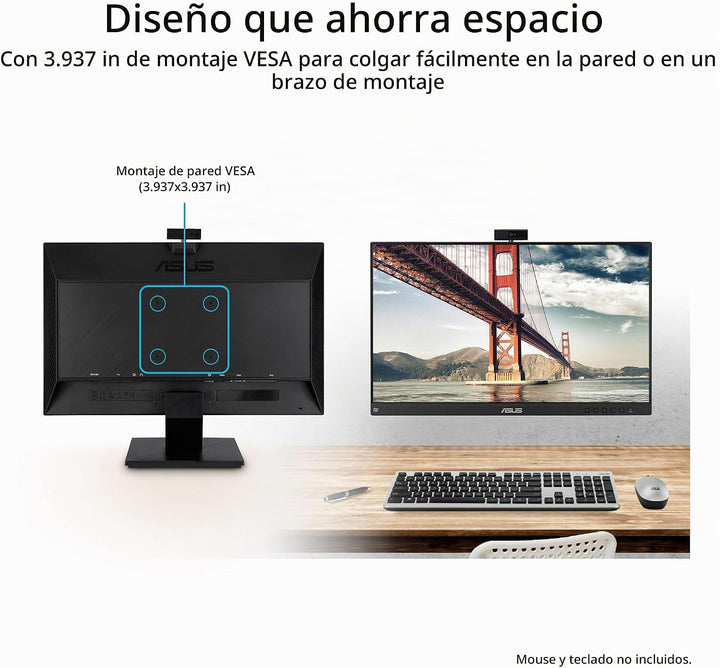 ASUS BE24EQK Monitor de negocios de 24 pulgadas con IPS Full HD 108...