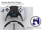 Foamy Lizard PS5 Controller Charger v2.0 Console & Wall Mount (blanco+negro)