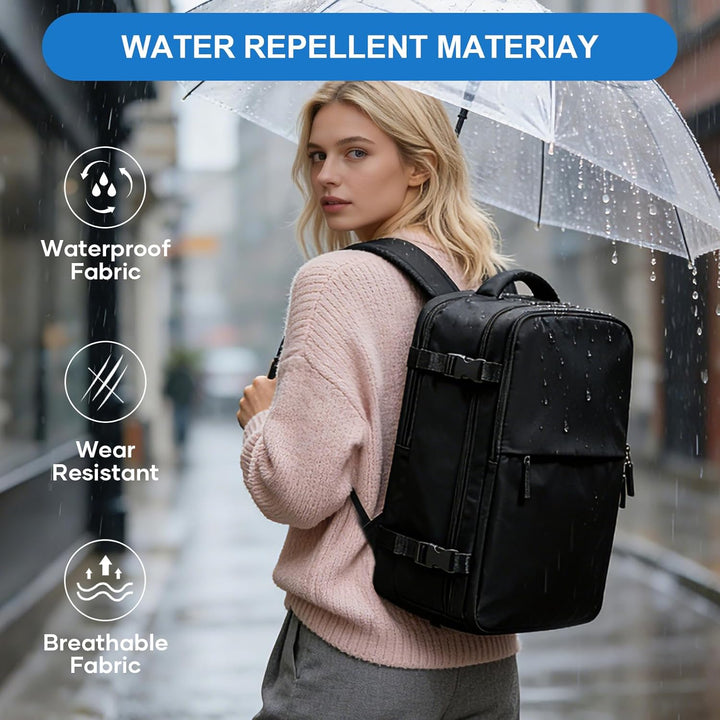 coowoz Mochila de mano para mujeres y hombres, mochila de viaje apr...