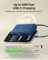 Belkin Banco de energía con cargador portátil de 10000 mAh y 45 W c...
