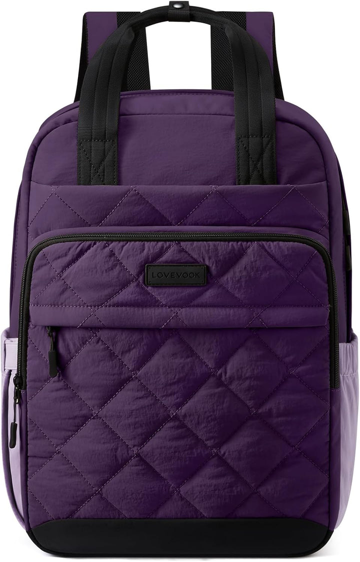 LOVEVOOK Mochila acolchada para mujer que se adapta a portátiles de...