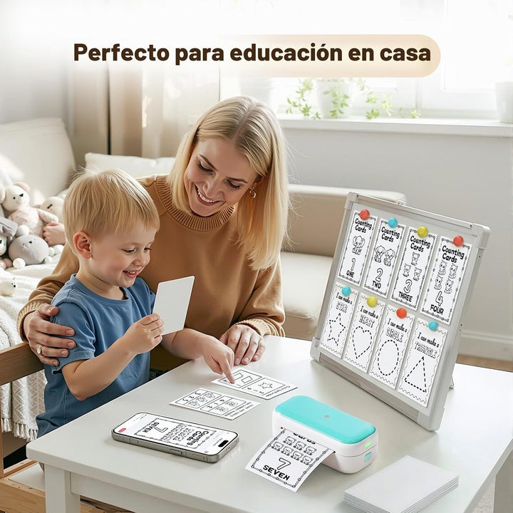Phomemo M03C - Mini impresora de tarjetas flash, mini impresora de...