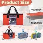 Bolsa de almacenamiento de azulejos magnéticos de 4 piezas, apta