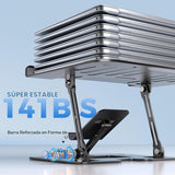 Soporte ergonómico 2 en 1 para teléfono portátil para escritorio, e...