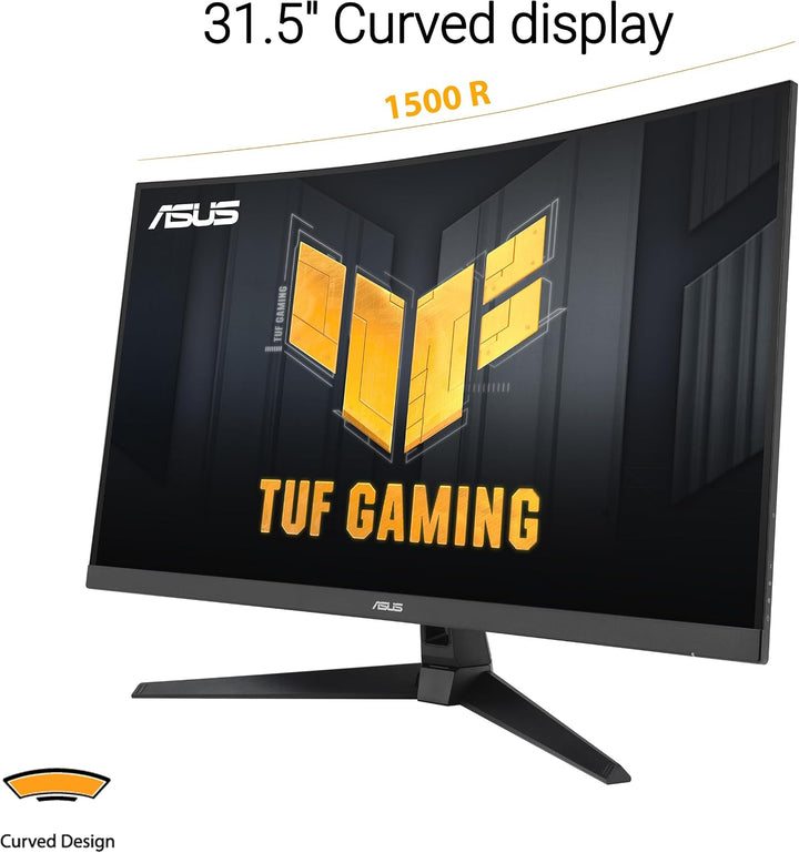 ASUS TUF Gaming VG32WQ3B - Monitor curvo para juegos de 31.5\u201D...