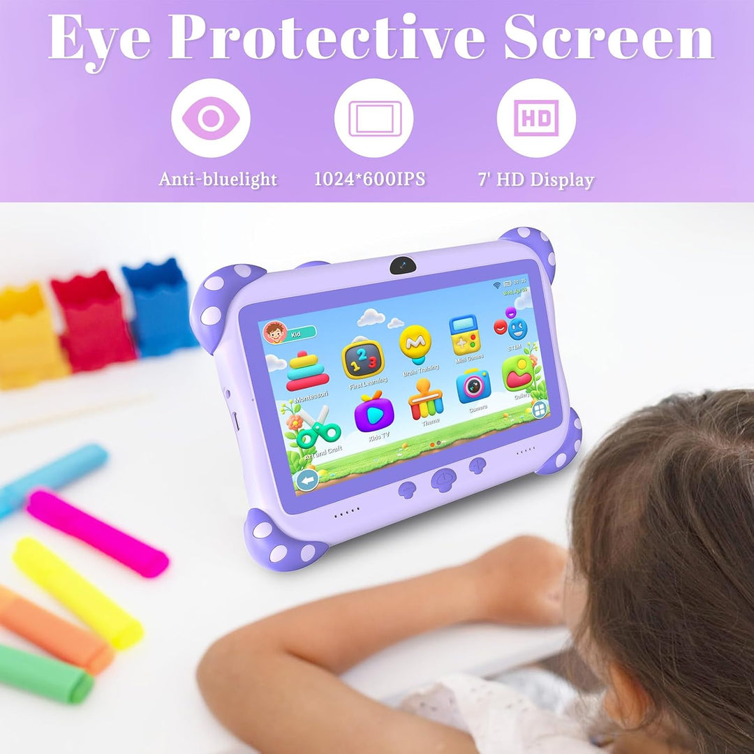 YINOCHE Tableta para Niños de 7 pulgadas Tableta para Niños Pequeño...