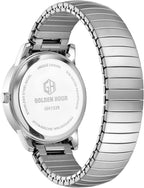 GOLDEN HOUR Relojes para Hombre de Lectura Fácil, Estilo Casual para Vestir