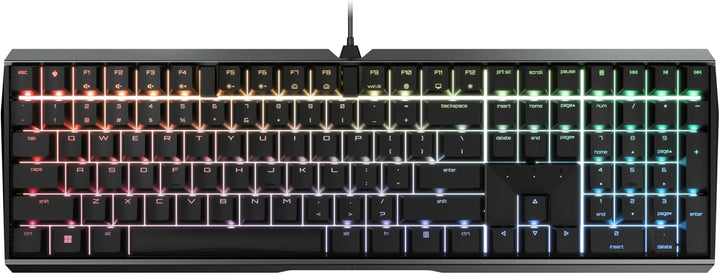 Cherry MX 3.0S, Teclado mecánico para juegos con cable, Carcasa de...