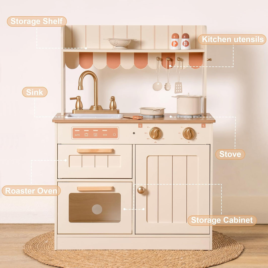 ROBOTIME Cocina de Juguevo para Niños y Niñas, Juego de Cocina de M...