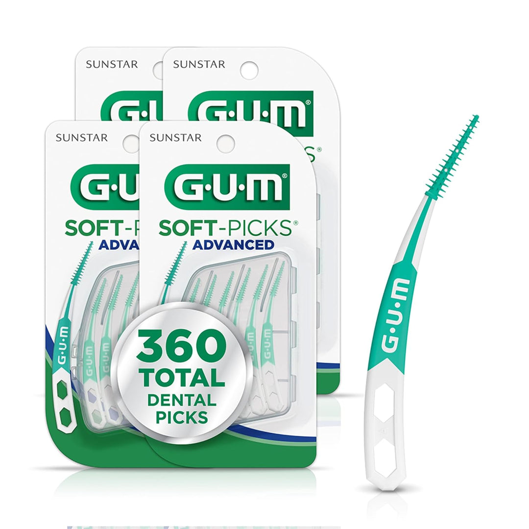 GUM Soft-Picks Advanced, Palillos dentales fáciles de usar para lim...