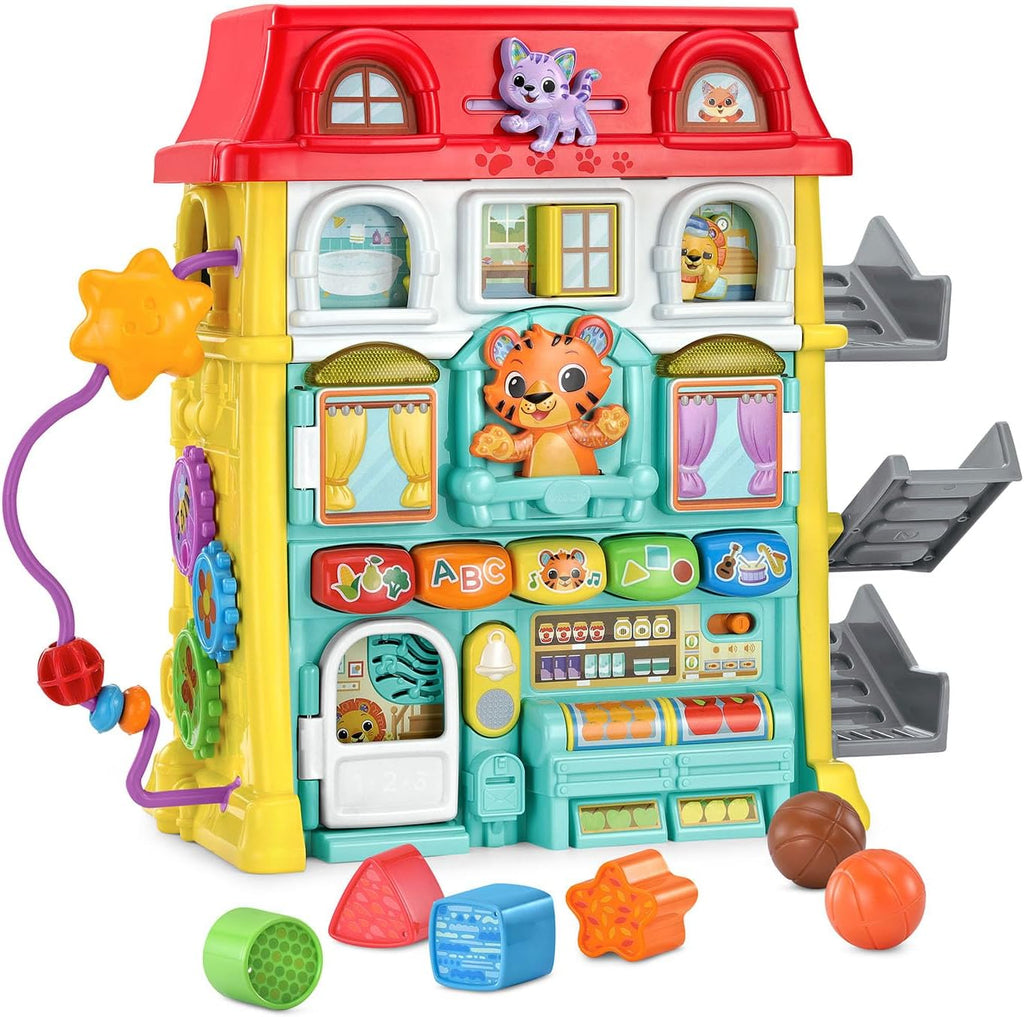 VTech Juguete de exploración para niños pequeños de la ciudad de actividades arriba y abajo
