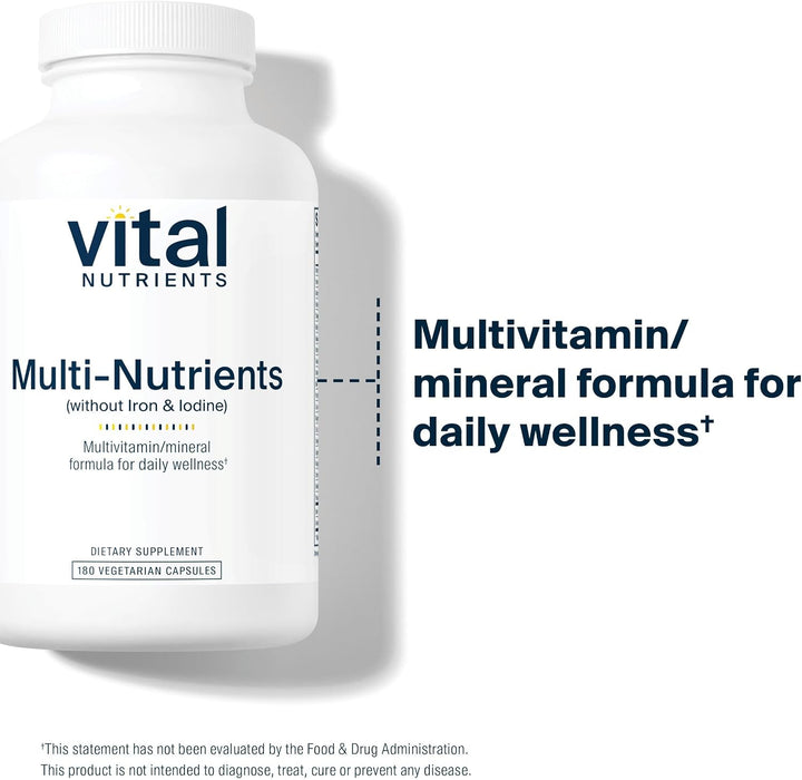 Vital Nutrients Multi-nutrientes (sin hierro ni yodo) - Fórmula mul...