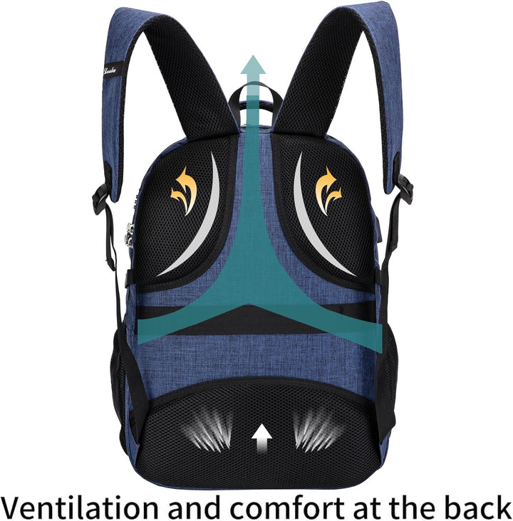 SHRRADOO Mochila Antirrobo para Laptop, Mochilas de Viaje con Puert...