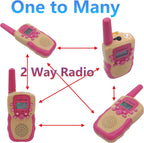 LOUKIENE Walkie Talkies para niños de 22 canales de radio de 2 vías...