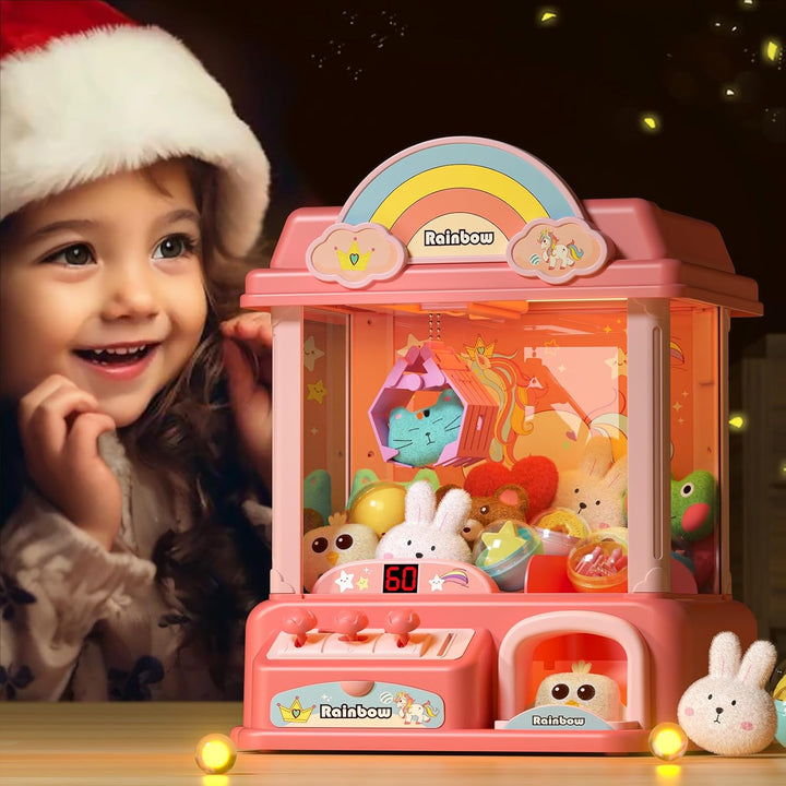 DOLIVE Máquina de Garra para Niños, Juguetes de Unicornios para Niñ...