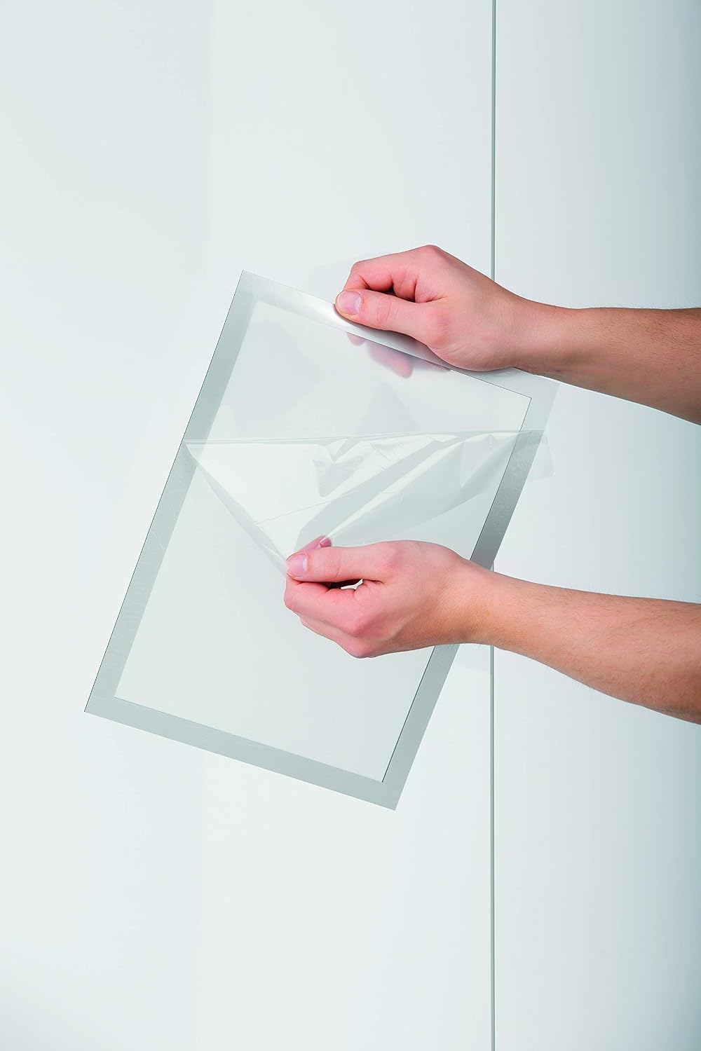 Durable Duraframe Soporte para letreros solares, magnético, plateado