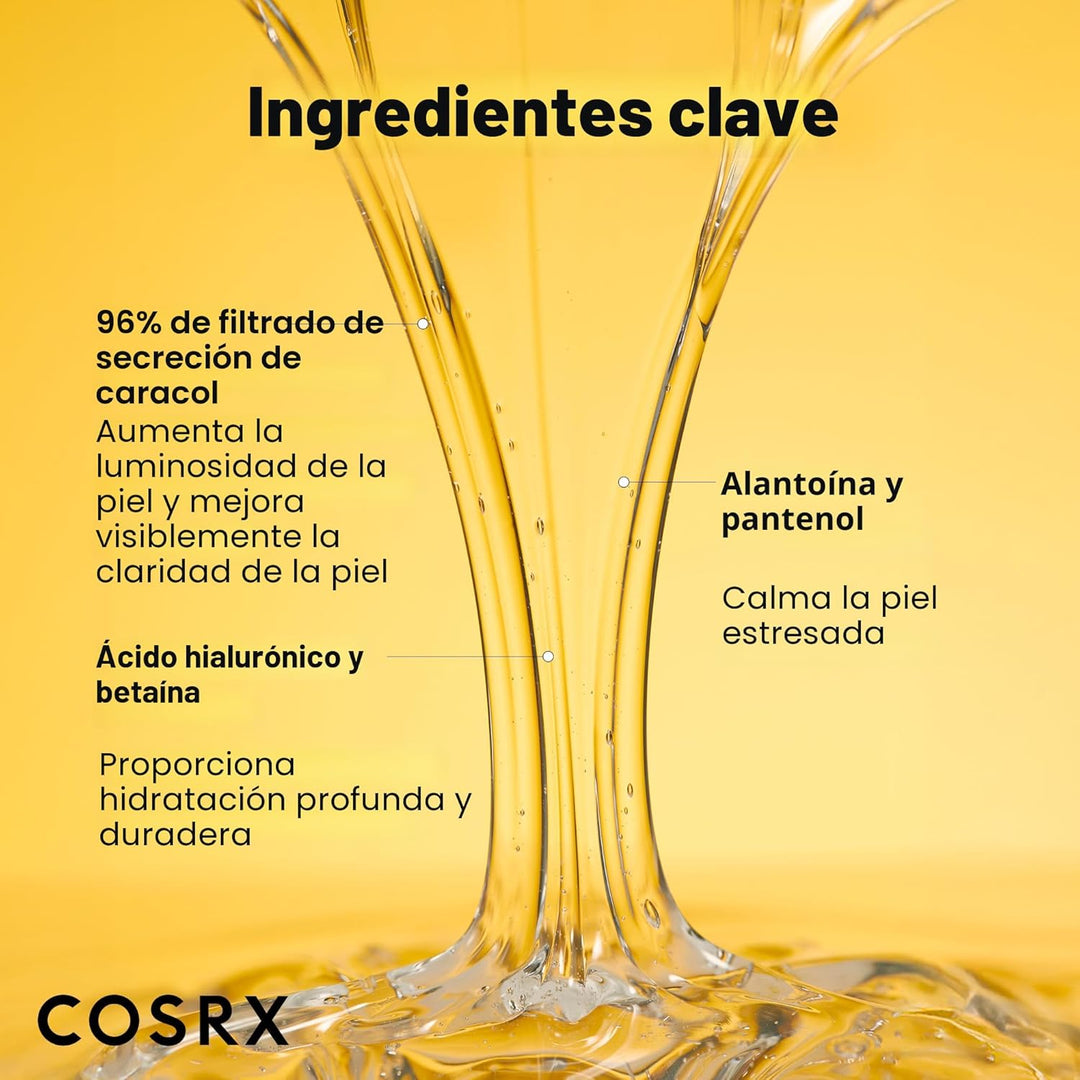 COSRX Sérum Reparador de Mucina de Caracol 100 ml, Sérum Facial Hid...