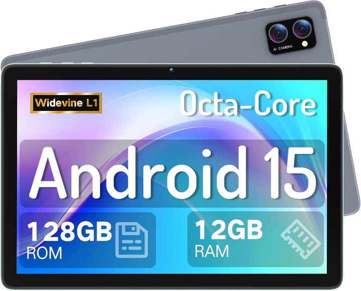 LECTRUS Tablet Android 15 de 10.1 pulgadas con Gemini AI, Octa-Core...