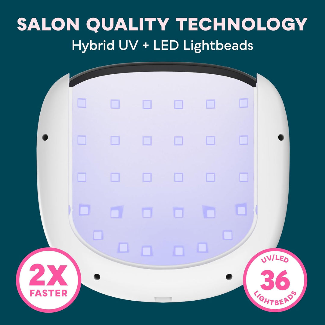 SUNUV Lámpara de uñas UV LED, luz UV para esmalte de uñas de gel co...