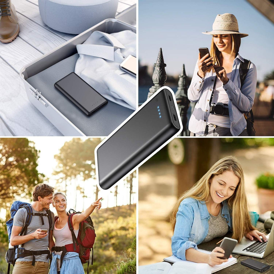 Cargador portátil de 26800 mAh, batería externa para teléfono celul...