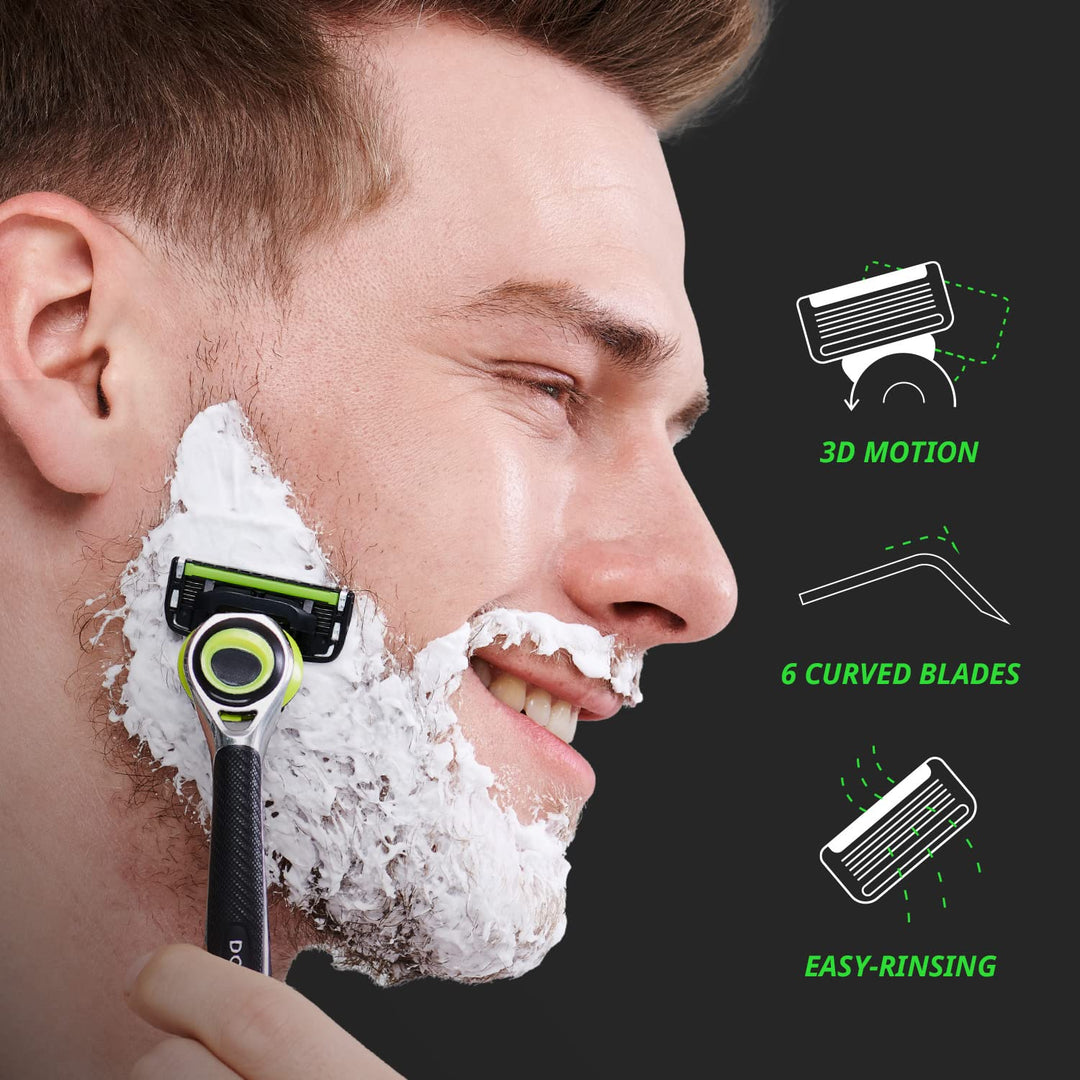 Dorco Sistema de maquinilla de afeitar Pace 6 Pro 3D Motion - 1 man...