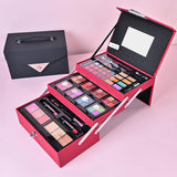 Wisnewth Kit de maquillaje todo en uno de 45 piezas con estuche de...