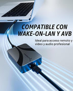 SABRENT Adaptador Ethernet Thunderbolt y USB4 de 10 GbE, USB-C (NT-P10G)