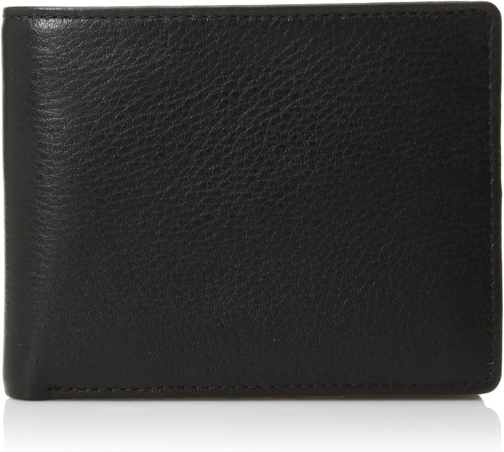 Perry Ellis Park Avenue - Cartera de piel 100% con tarjeta, plegabl...