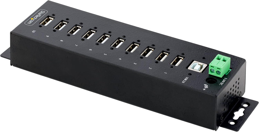 StarTech.com, USB210AIND-USB-A-HUB, hub USB 2.0 de 10 puertos